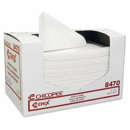 CHICOPEE Chix, Sports Towels, 14 X 24, White, 6PK 8470